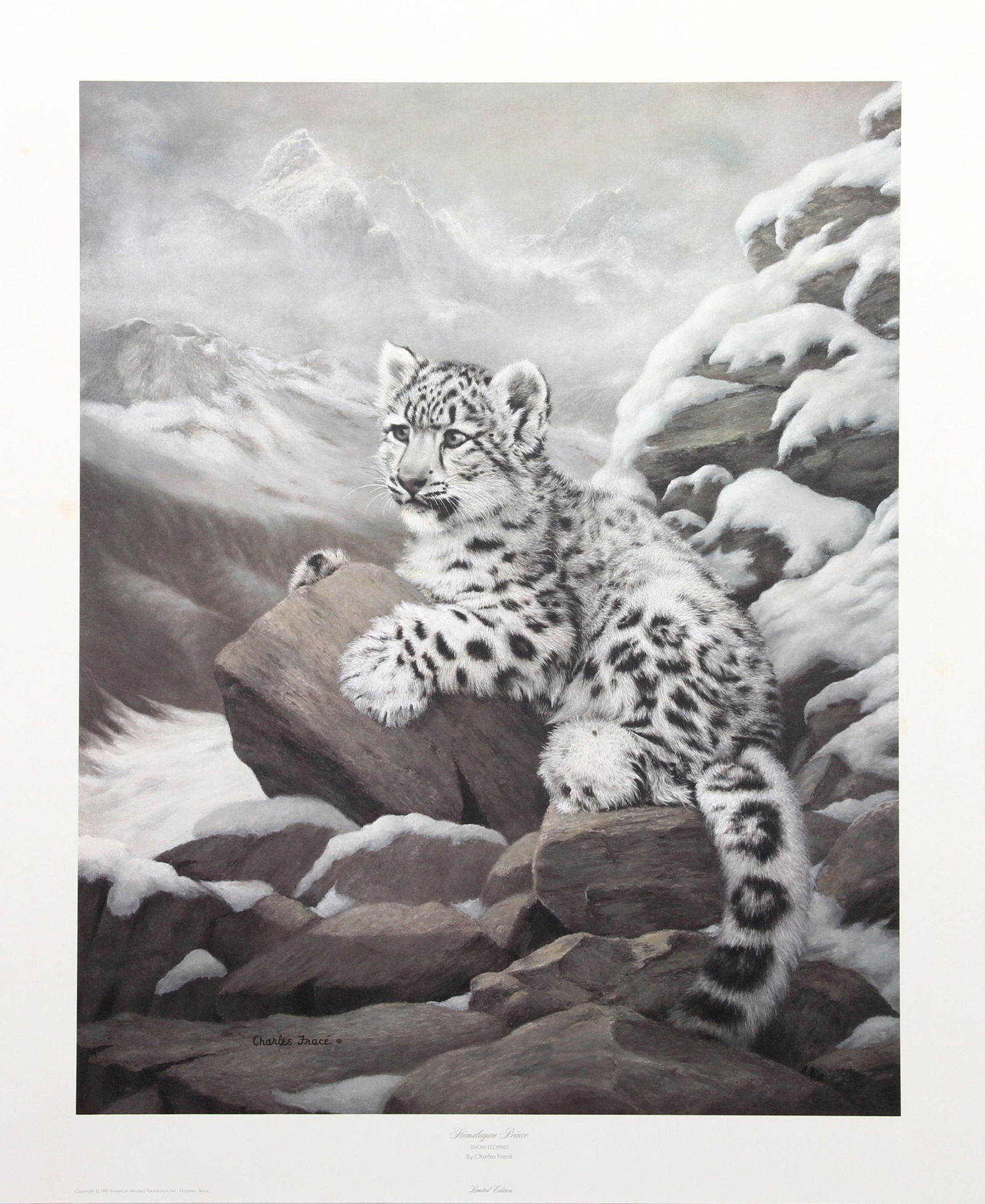 Charles Frace, Himalayan Prince, Lithograph (1 of 1)