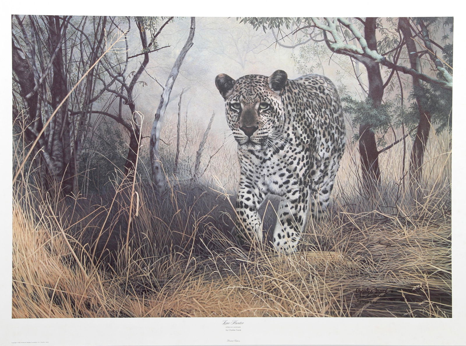 Charles Frace, Lone Hunter, Lithograph (1 of 1)
