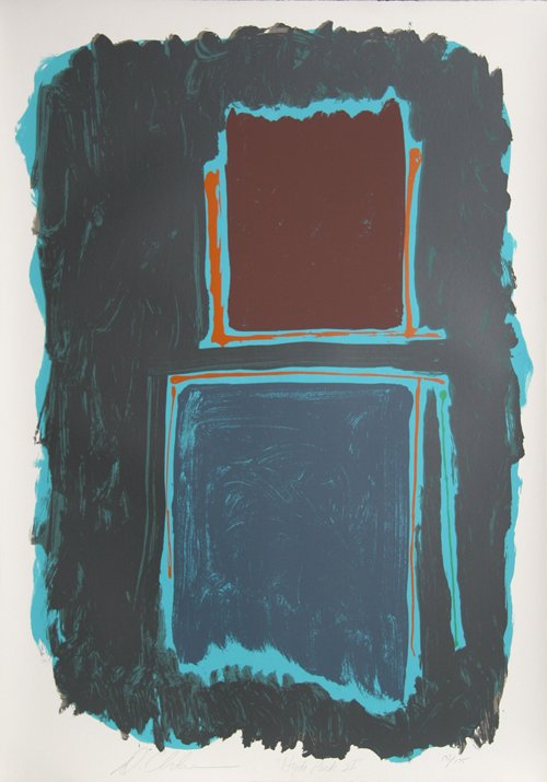 Dan Christensen, Hyde Park I, Silkscreen: Artist: Dan Christensen, American (1942 - 2007) Title: Hyde Park I Year: circa 1980 Medium: Silkscreen, Signed and numbered in Pencil Edition: 137/175 Size: 43 in. x 29.5 in. (109.22 cm x 74.93 cm) Fr