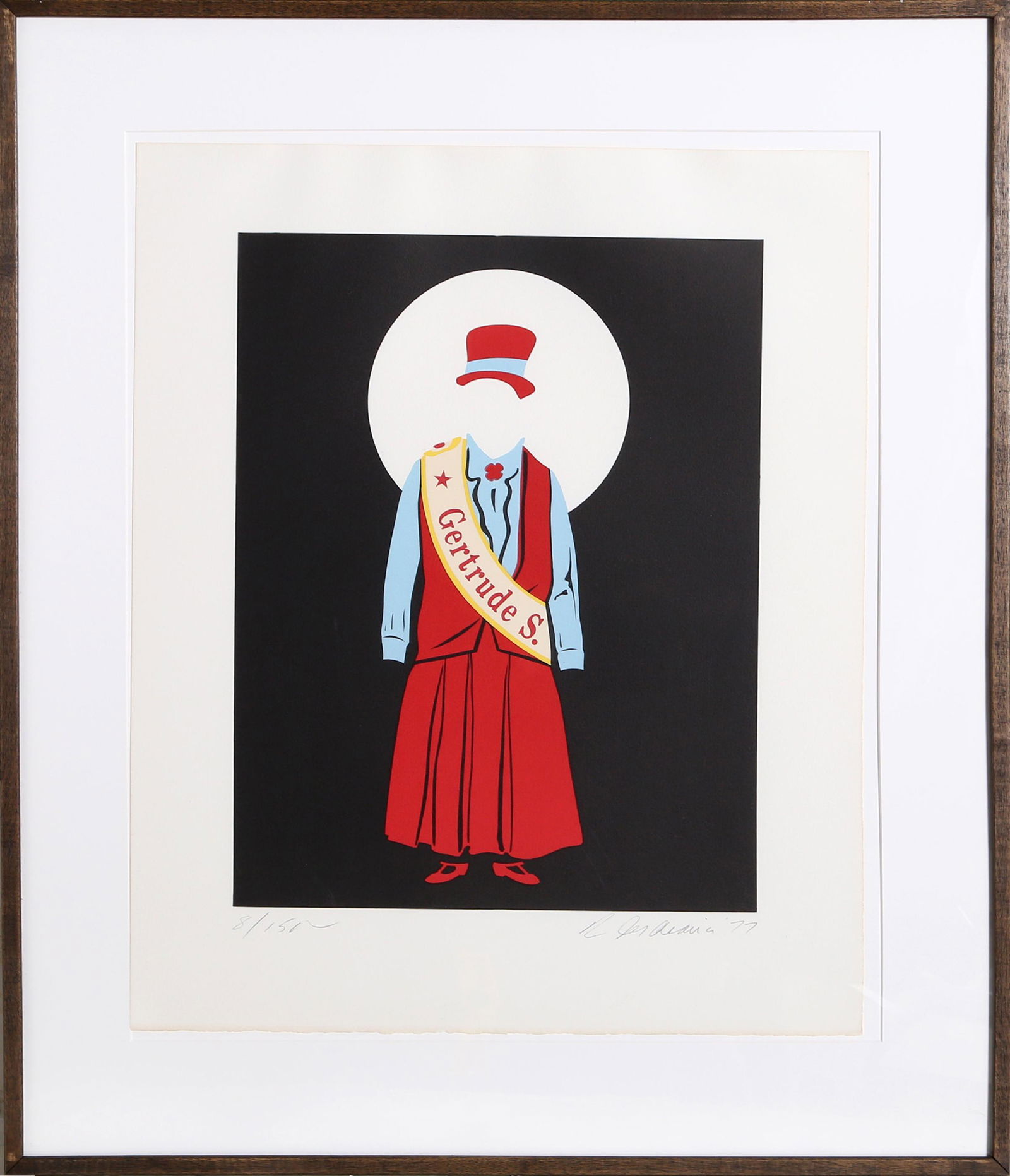 Robert Indiana, Gertrude Stein, Lithograph on Arches (1 of 1)