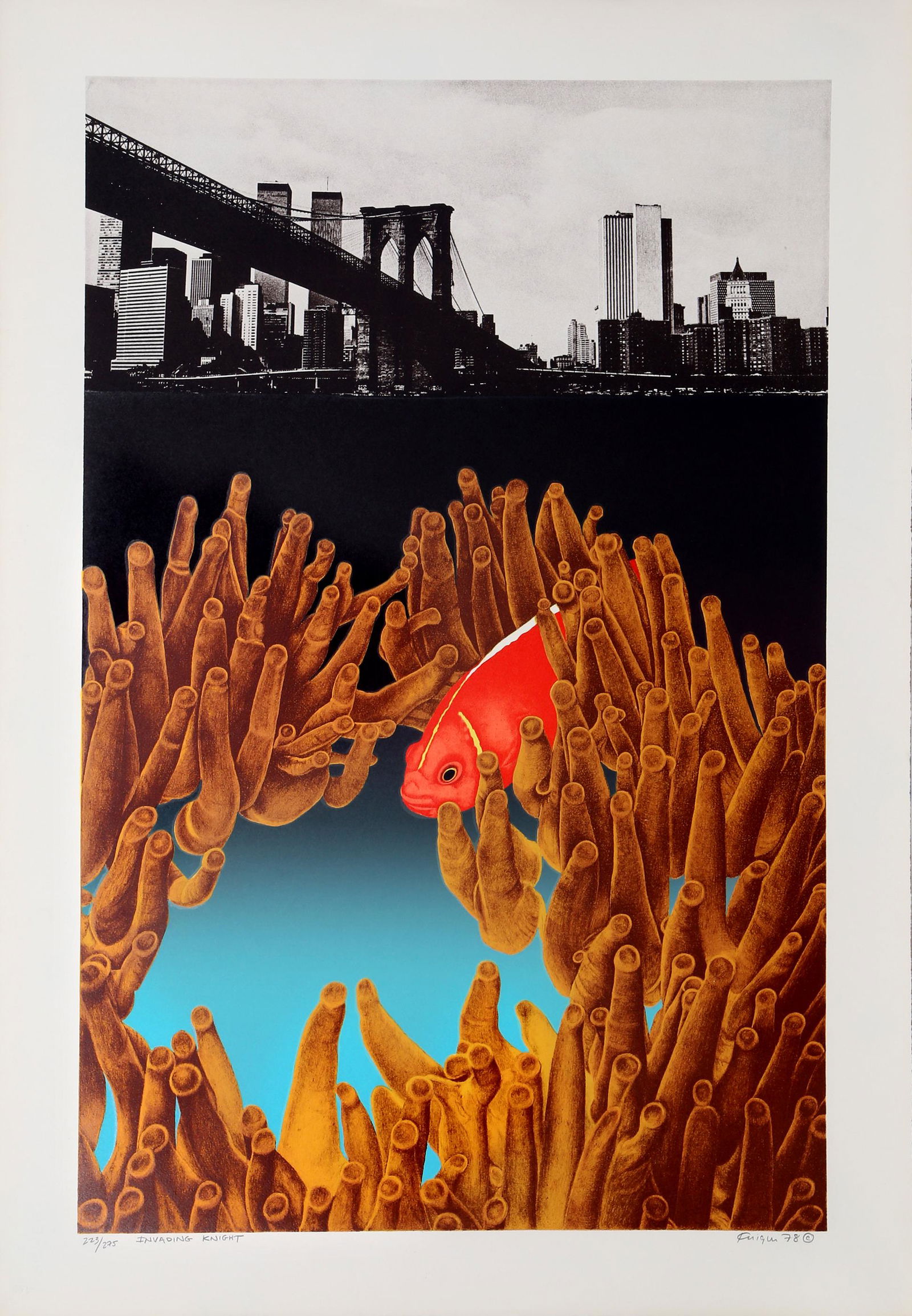 Michael Knigin, Invading Knight, Screenprint (1 of 1)