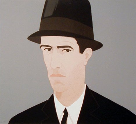 Alex Katz, Passing (Self Portrait), Screenprint: Artist: Alex Katz, American (1927 - ) Title: Passing (Self Portrait) Year: 1990 Medium: Screenprint, signed and numbered in pencil Edition: 150, AP 30 Size: 25.5 in. x 36 in. (64.77 cm x 91.44 cm)
