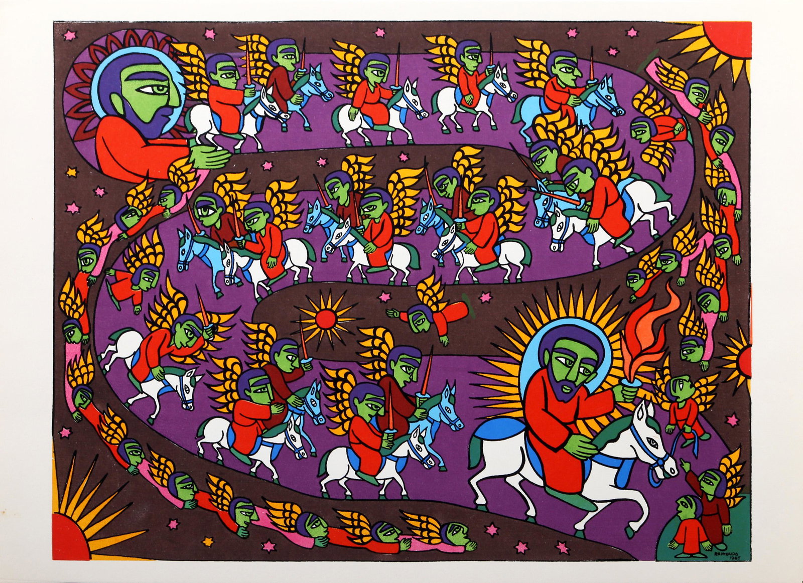 Raimundo de Oliveira, Christ and the Army of Angels, (1 of 3)