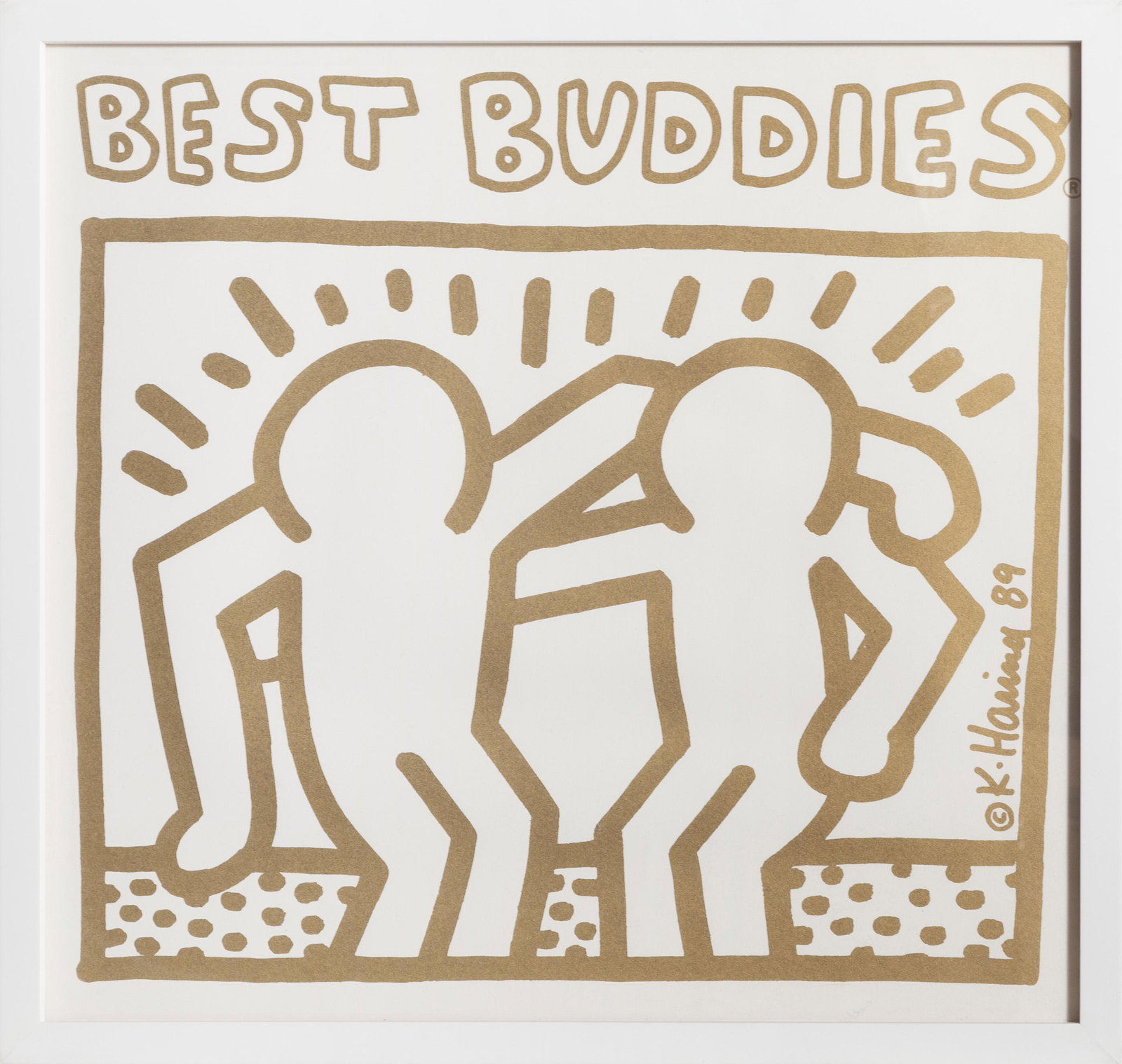 Keith Haring, Best Buddies Portfolio Coversheet, (1 of 1)
