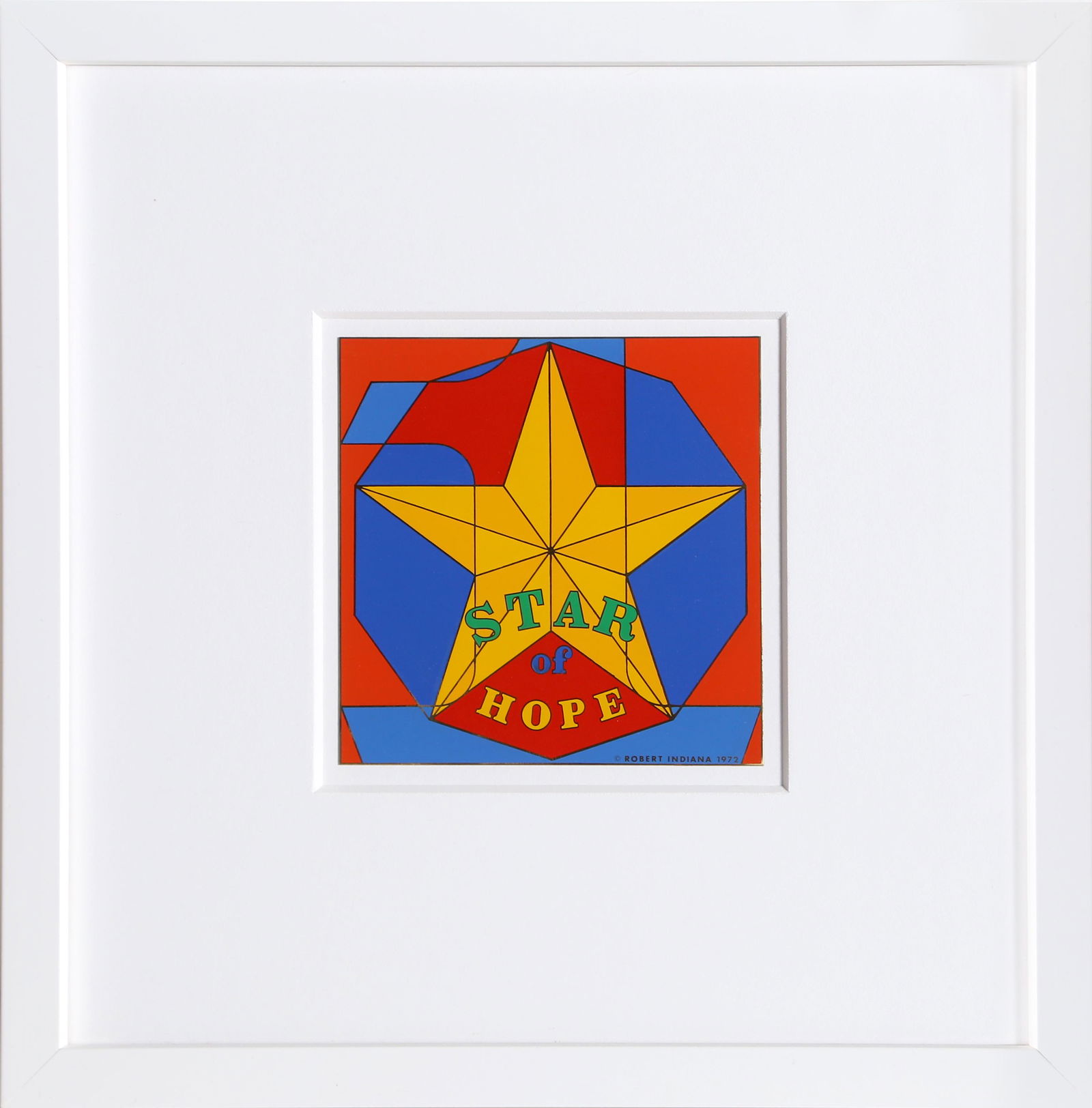 Robert Indiana, Star of Hope, Enamel on Metal (1 of 1)