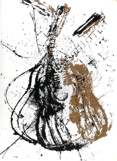 Arman, Homage to Segovia, Serigraph: Artist: Arman, French (1929 - 2005) Title: Homage to Segovia Year: 1978 Medium: Serigraph, signed and numbered in pencil Edition: 150 Size: 41 in. x 29 in. (104.14 cm x 73.66 cm)
