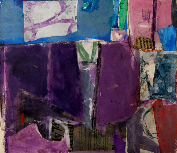 Gary Komarin, Collage Series XII, Collage: Artist: Gary Komarin, American (1951 - ) Title: Collage Series XII Year: 1979 Medium: Acrylic and Collage on Paper, signed and dated Size: 15 in. x 17 in. (38.1 cm x 43.18 cm)