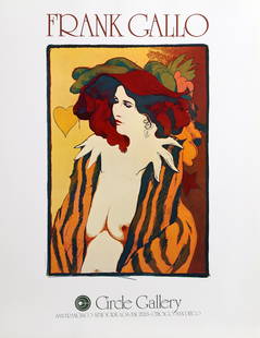 Frank Gallo, Circle Gallery (Ruby), Poster: Artist: Frank Gallo, American (1933 - ) Title: Circle Gallery (Ruby) Year: 1978 Medium: Poster Image Size: Size: 28 in. x 22 in. (71.12 cm x 55.88 cm)