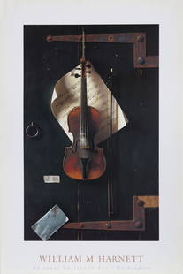 William Michael Harnett, The Old Violin - National: Artist: William Michael Harnett, American (1848 - 1892) Title: The Old Violin - National Gallery of Art Year: Medium: Poster Image Size: Size: 36 x 24 in. (91.44 x 60.96 cm)