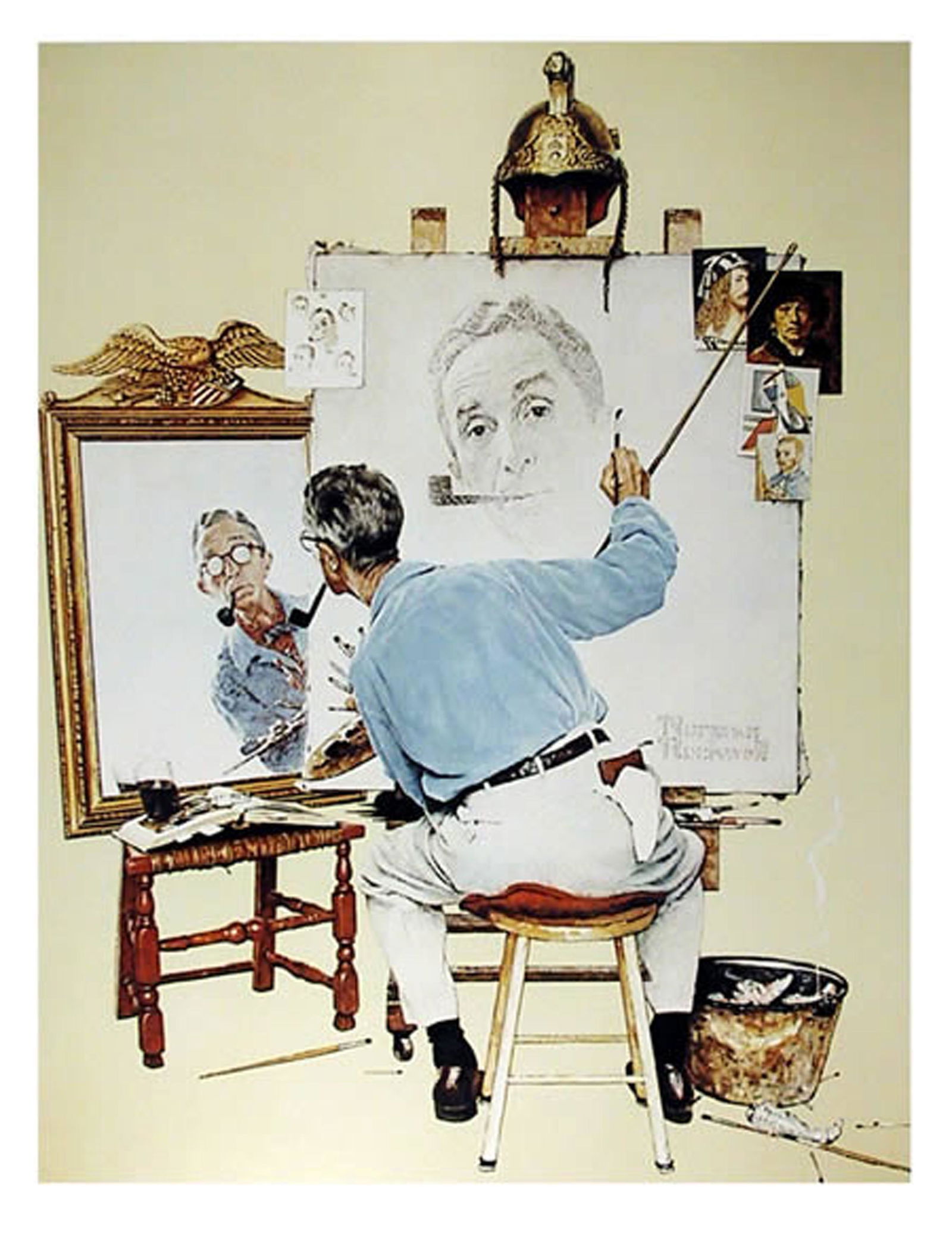 Norman Rockwell, Biography (Self Portait), Poster (1 of 1)