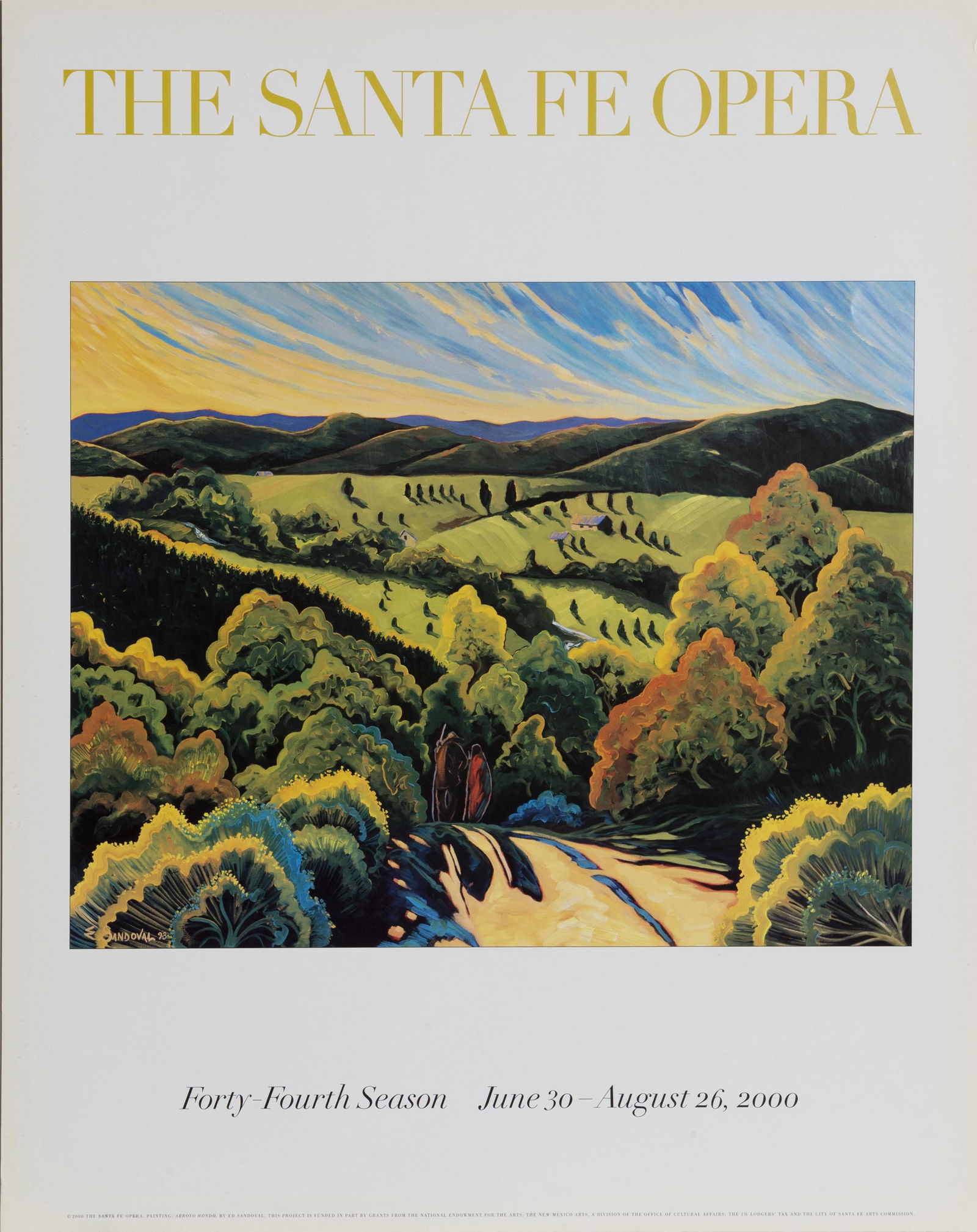 Ed Sandoval, Arroyo Hondo, Poster (1 of 1)