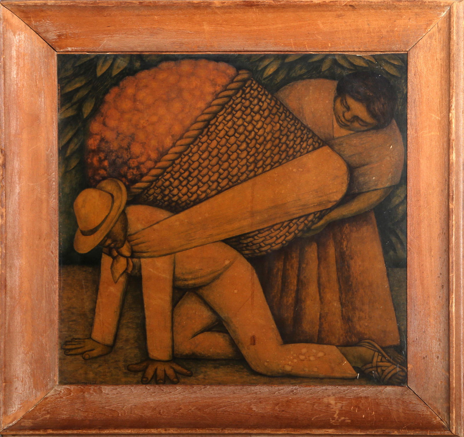 Diego Rivera, The Flower Carrier, Poster on board (1 of 4)