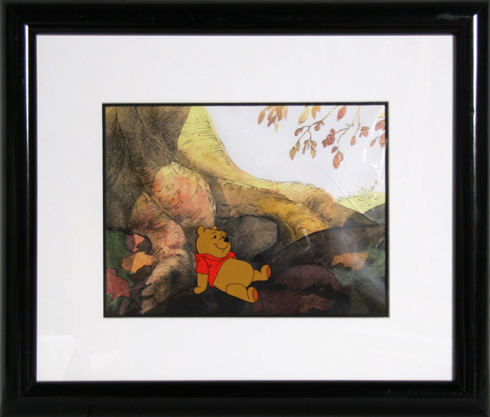 Walt Disney Studios, Pooh Lounging, Hand Painted (1 of 1)