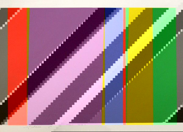 Jay Rosenblum, Cycle 2, Serigraph: Artist: Jay Rosenblum, American (1933 - 1989) Title: Cycle 2 Year: 1979 Medium: Serigraph, signed and numbered in pencil Edition: 250, AP 25 Size: 25 in. x 34.5 in. (63.5 cm x 87.63 cm)