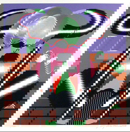 Jack Brusca, Ride, Serigraph: Artist: Jack Brusca, American (1939 - 1993) Title: Ride Year: 1978 Medium: Serigraph, signed and numbered in pencil Edition: 200 Size: 26 in. x 27 in. (66.04 cm x 68.58 cm)