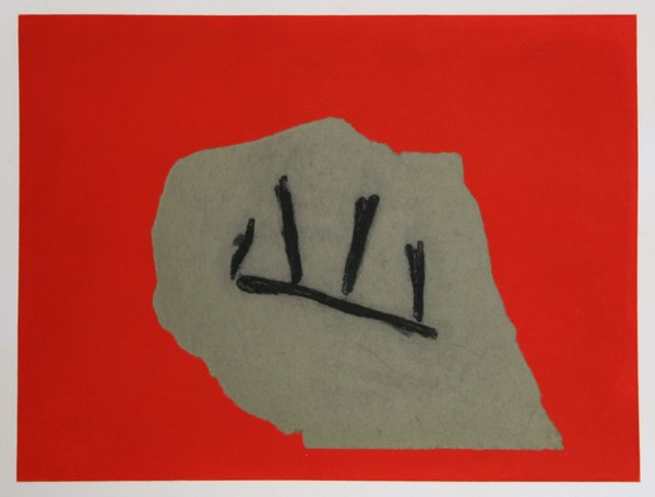 Robert Motherwell, Australian Stone, Aquatint Etchi: Artist: Robert Motherwell, American (1915 - 1991) Title: Australian Stone Year: 1984 Medium: Aquatint Lift-Ground Etching and Chine Colle, Signed and Numbered in Ink Edition: 28/52 Size: 23.5 in. x 30