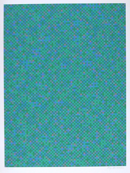 Tony Bechara, Blue City, Serigraph: Artist: Tony Bechara, Puerto Rican (1942 - ) Title: Blue City Year: 1979 Medium: Serigraph, signed and numbered in pencil Edition: 250 Size: 30 in. x 22 in. (76.2 cm x 55.88 cm)