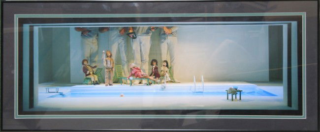 Todd Eberle, Phillip Huber Marionettes, Puppeteer,: Artist: Todd Eberle, American (1963 - ) Title: Phillip Huber and the Huber Marionettes, Puppeteer Medium: Color Photograph Size: 12.5 in. x 36 in. (31.75 cm x 91.44 cm)