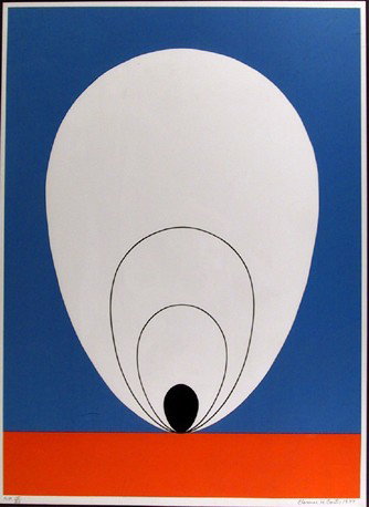 Clarence Holbrook Carter, Tulip, Silkscreen: Artist: Clarence Holbrook Carter, American (1904 - 1998) Title: Tulip Year: 1978 Medium: Silkscreen, Signed and numbered in pencil Edition: 200 Size: 35 in. x 25.75 in. (88.9 cm x 65.41 cm)