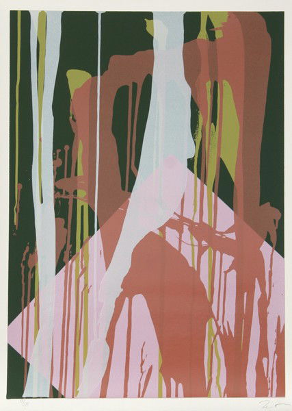 Larry Poons, A Whole lot Worse, Silkscreen: Artist: Larry Poons, American (1937 - ) Title: A Whole lot Worse Year: circa 1979 Medium: Silkscreen, Signed and Numbered in Pencil Edition: 175 Size: 30 in. x 22 in. (76.2 cm x 55.88 cm)