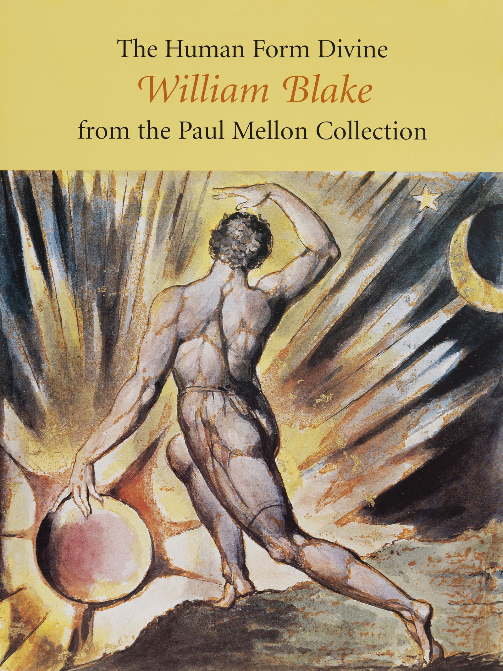 William Blake, The Human From Divine, Poster mounted on board: Artist: William Blake, English (1757 - 1827) Title: The Human From Divine Medium: Poster mounted on board Size: 28.25 x 21 in. (71.76 x 53.34 cm)