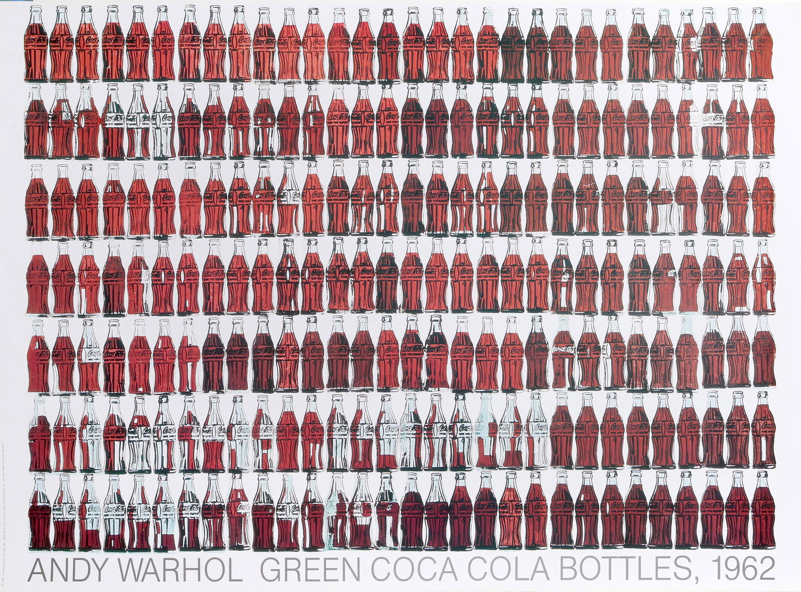 Andy Warhol, Green Coca Cola Bottles, Poster: Artist: Andy Warhol, After, American (1928 - 1987) Title: Green Coca Cola Bottles Year: 1995 Medium: Poster Size: 24.5 x 34 in. (62.23 x 86.36 cm)