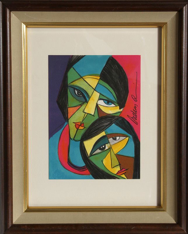 Anthony Quinn, Human Rights, Lithograph: Artist: Anthony Quinn, American (1915 - 2001) Title: Human Rights Year: 1988 Medium: Lithograph, signed in ink and numbered in pencil Edition: 215/750 Size: 11 in. x 8 in. (27.94 cm x 20.32 cm) Frame