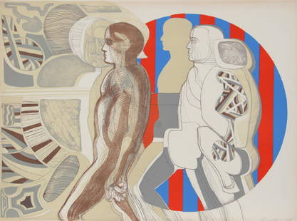 Arnold Belkin, untitled 3, Lithograph: Artist: Arnold Belkin, Canadian/Mexican (1930 - 1992) Title: untitled 3 Year: 1969 Medium: Lithograph, signed and numbered in pencil Edition: 100 Image Size: Size: 22.5 in. x 30 in. (57.15 cm x 76.2