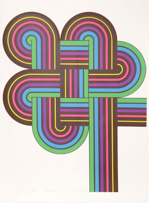 Rogelio Polesello, Surmadalismo, Silkscreen: Artist: Rogelio Polesello, Argentine (1939 - ) Title: Surmadalismo Year: 1970 Medium: Silkscreen, signed in pencil Edition: 100 Size: 30 in. x 22 in. (76.2 cm x 55.88 cm)