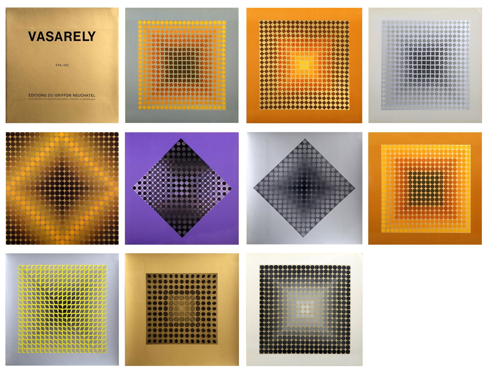 Victor Vasarely, CTA 102, Offset Screenprint (1 of 2)