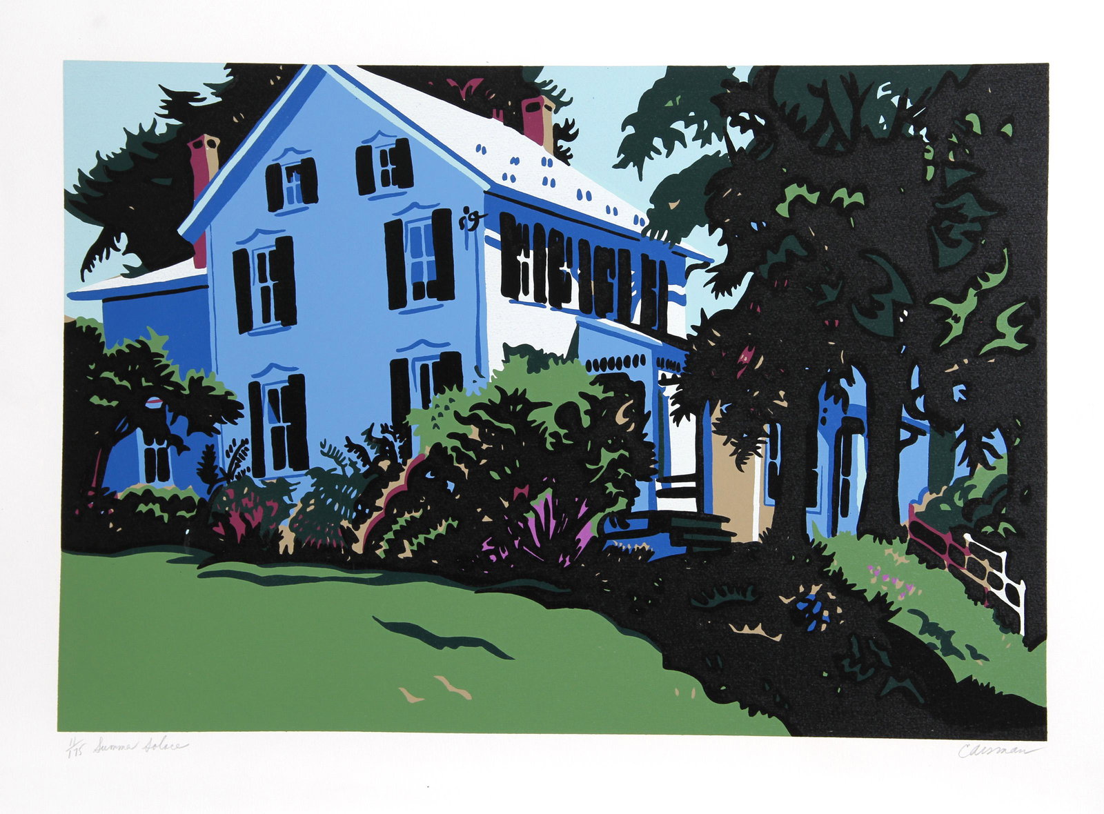 Jon Carsman, Summer Solace, Screenprint (1 of 2)