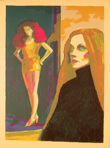 John Hardy, Mannequin, Lithograph: Artist: John Hardy, American (1923 - ) Title: Mannequin Year: circa 1979 Medium: Lithograph, signed and numbered in pencil Edition: 275 Size: 22 in. x 30 in. (55.88 cm x 76.2 cm)