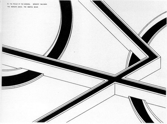 Robert Morris, Seperate Walkways, Inmates Below, A: Artist: Robert Morris, American (1931 - ) Title: Seperate Walkways: The Warders Above, the Inmates Below Year: 1979 Medium: Aquatint Etching, Signed and numbered in pencil Edition: 150 Size: 37 in. x