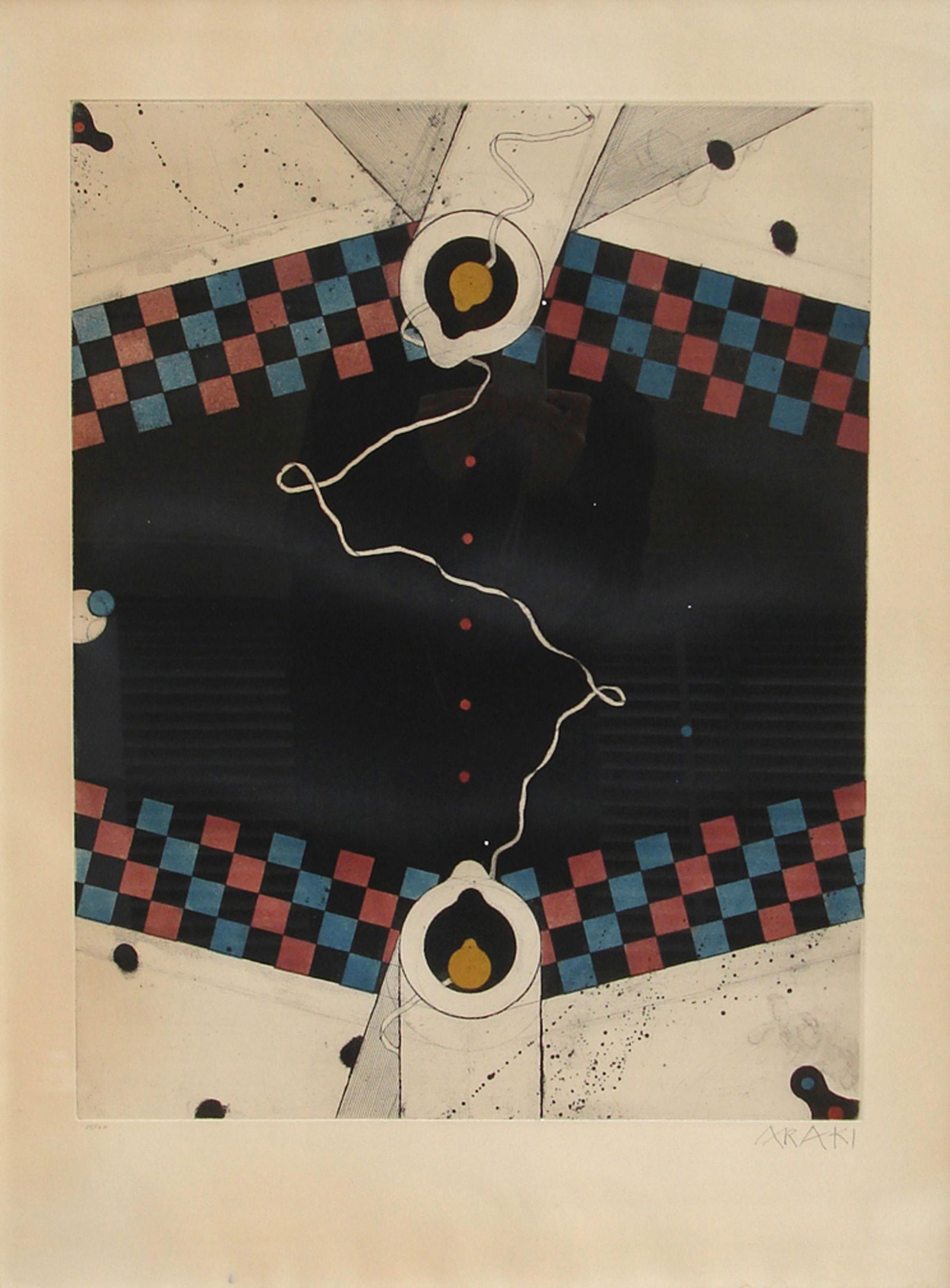 Tetsuo Araki, untitled 4, Aquatint Etching (1 of 1)