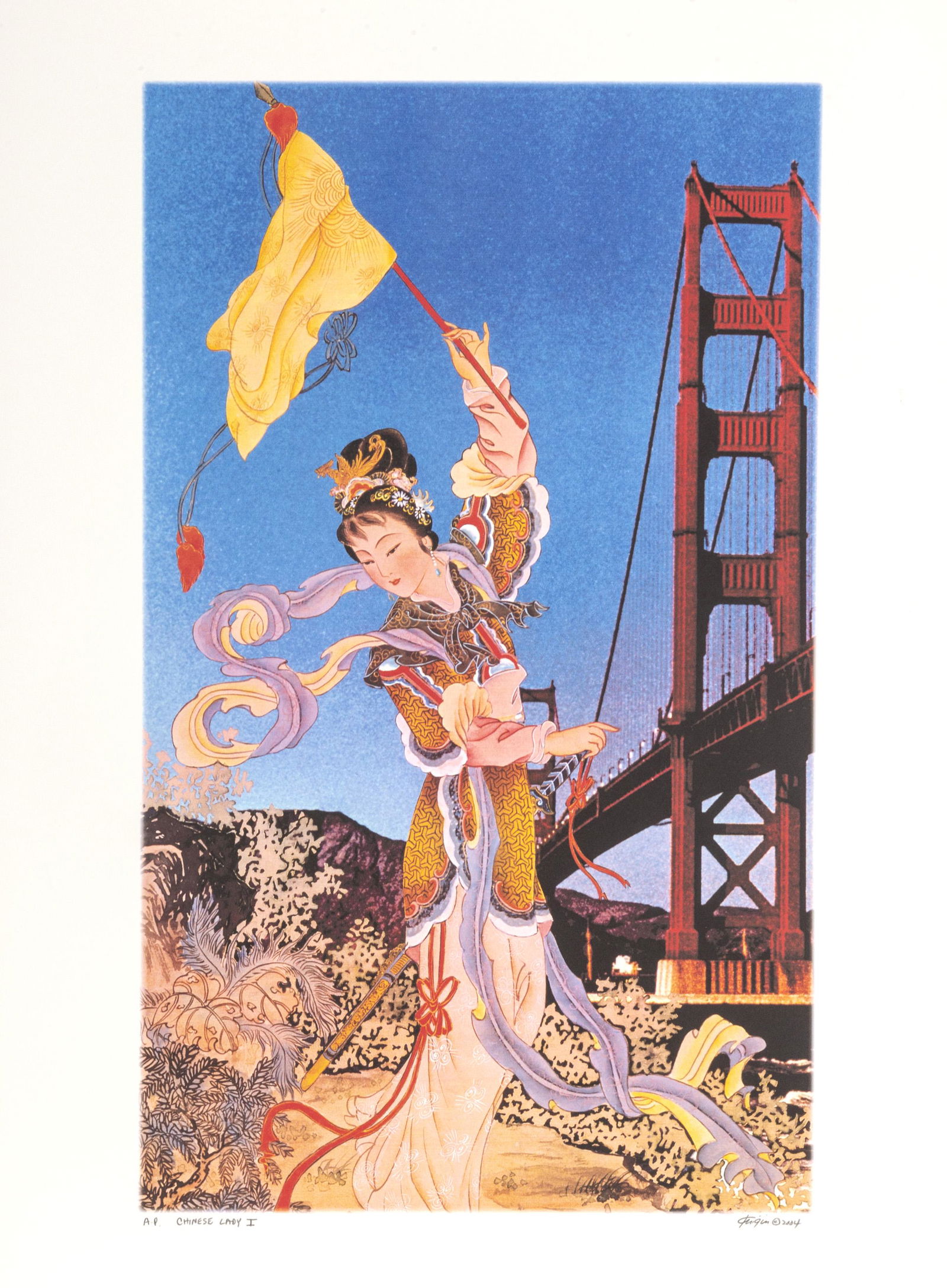 Michael Knigin, Chinese Lady I, Archival Pigment Print (1 of 1)