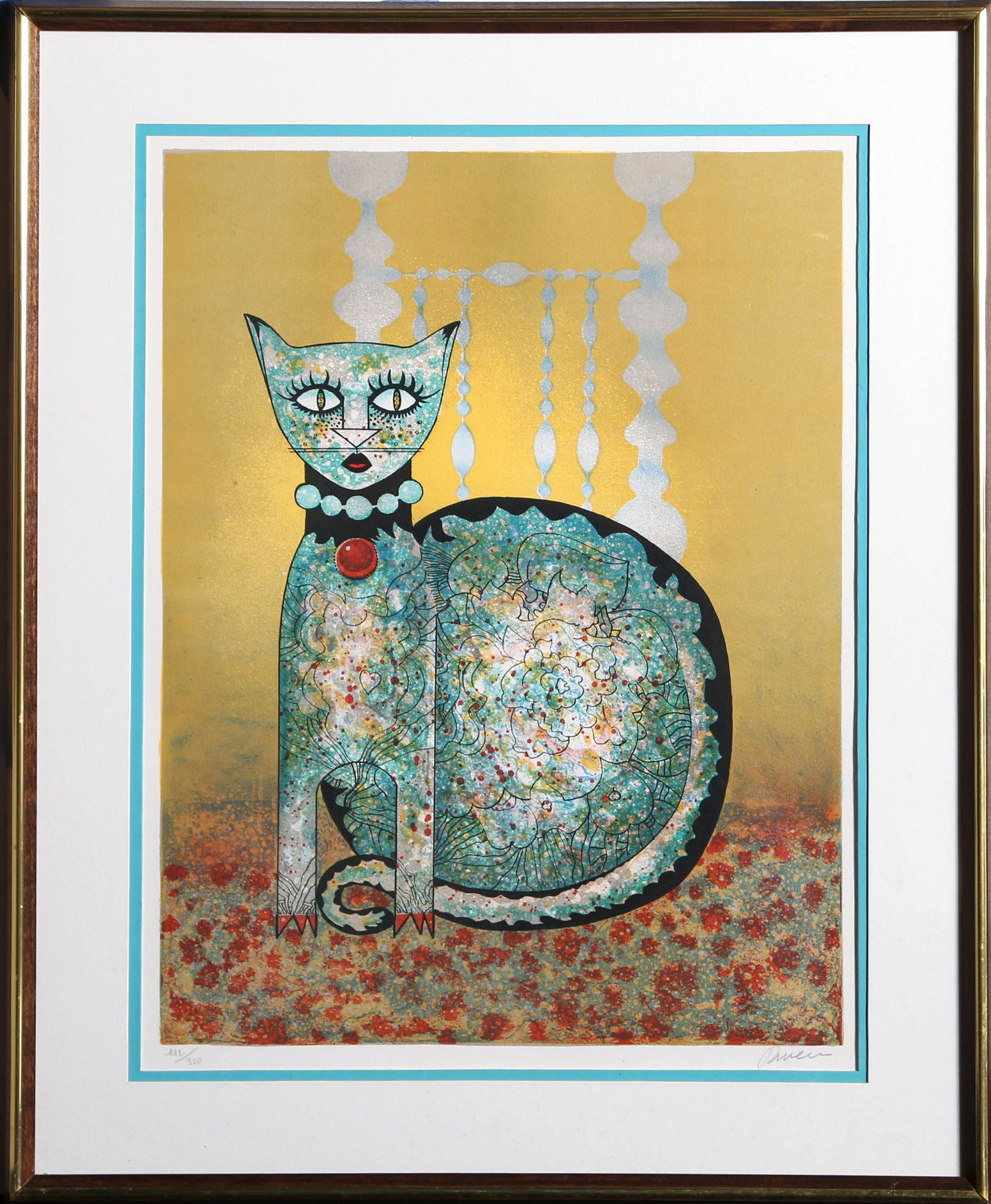 Unknown Artist, Cat, Lithograph (1 of 1)