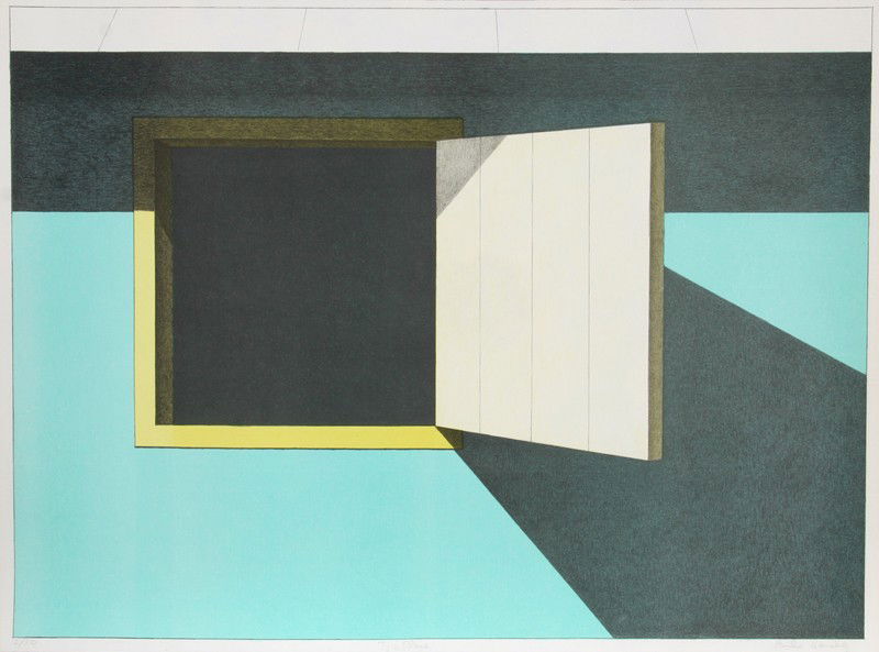 Emilio Sanchez, Ty's Place, Lithograph: Artist: Emilio Sanchez, Cuban (1921 - ) Title: Ty's Place Year: circa 1970 Medium: Lithograph, signed and numbered in pencil Edition: 2/50 Size: 23 in. x 31 in. (58.42 cm x 78.74 cm)