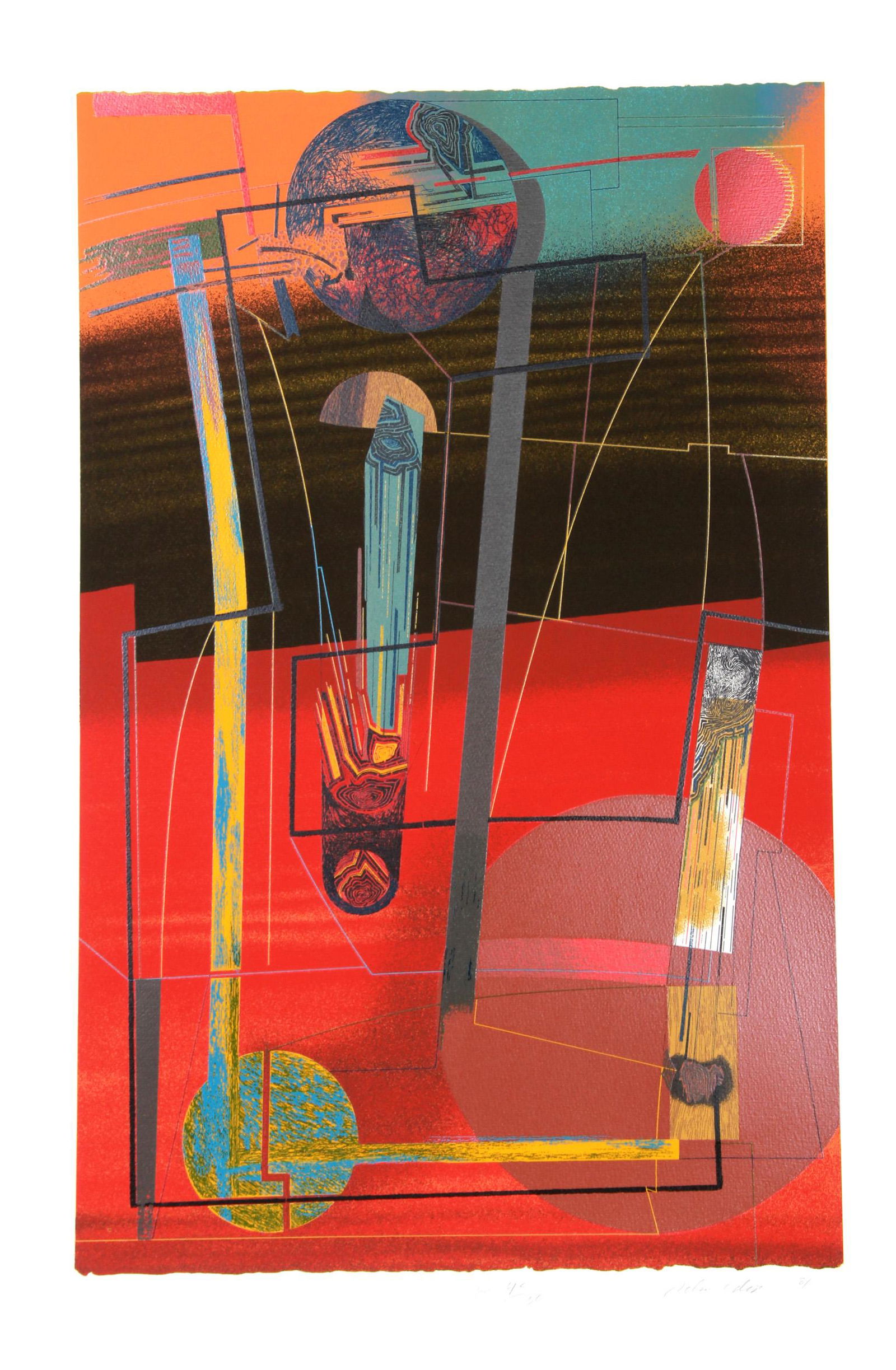 William Schwedler, Rise to the Occasion, Screenprint (1 of 2)