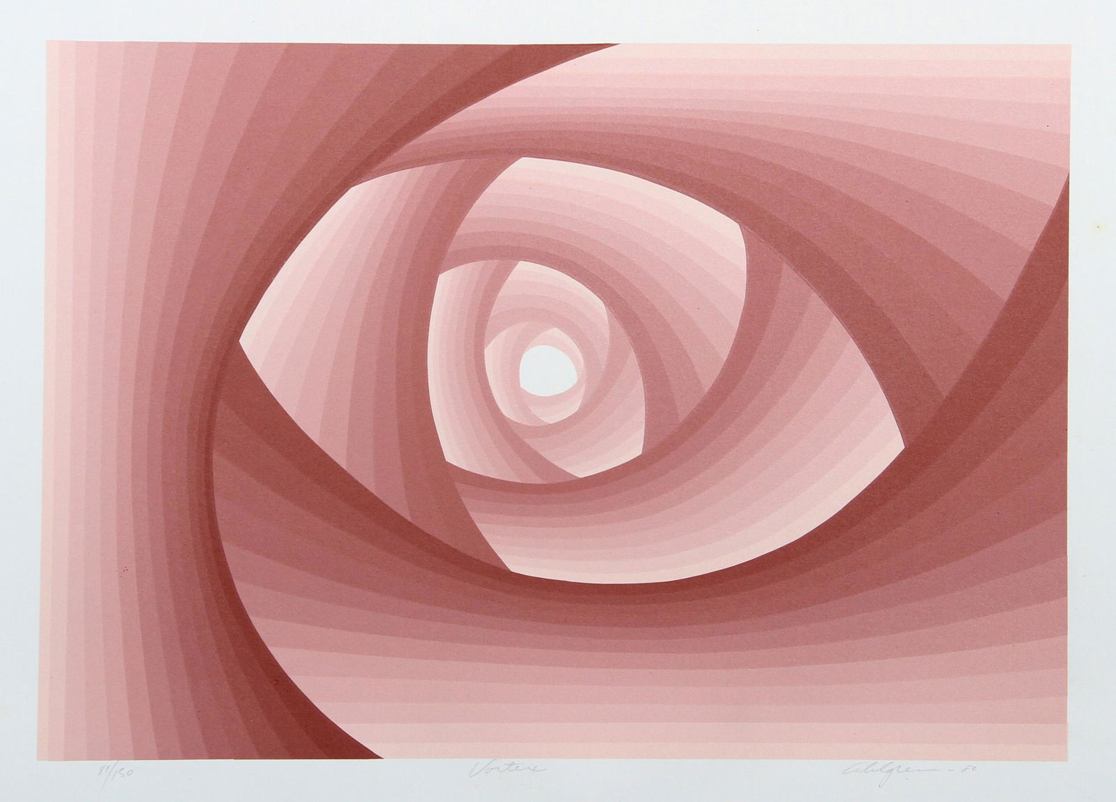 Roy Ahlgren, Vortex, Screenprint (1 of 3)