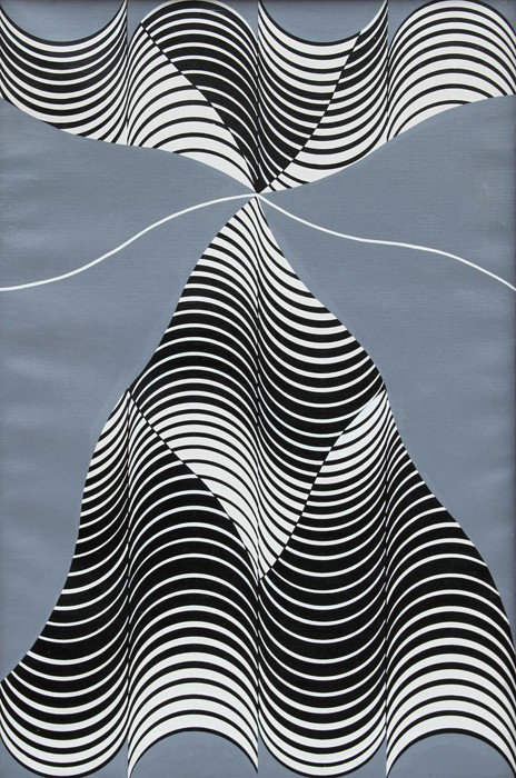 Carlos Irizarry, Doblaje, Oil Painting: Artist: Carlos Irizarry, Puerto Rican/American (1938 - ) Title: Doblaje Year: 1966 Medium: Oil on Canvas Size: 36.5 in. x 24 in. (92.71 cm x 60.96 cm)