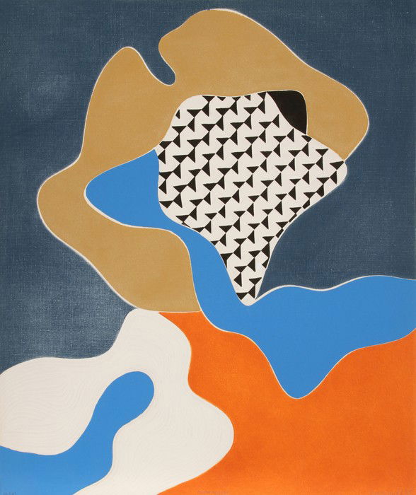 Barbara Kwasniewska, Noctambule, Intaglio Aquatint: Artist: Barbara Kwasniewska, Polish (1931 - ) Title: Noctambule Year: 1973 Medium: Intaglio Etching with Aquatint, signed, titled, and numbered in pencil Edition: 119/150 Size: 35 in. x 29.5 in. (88.9