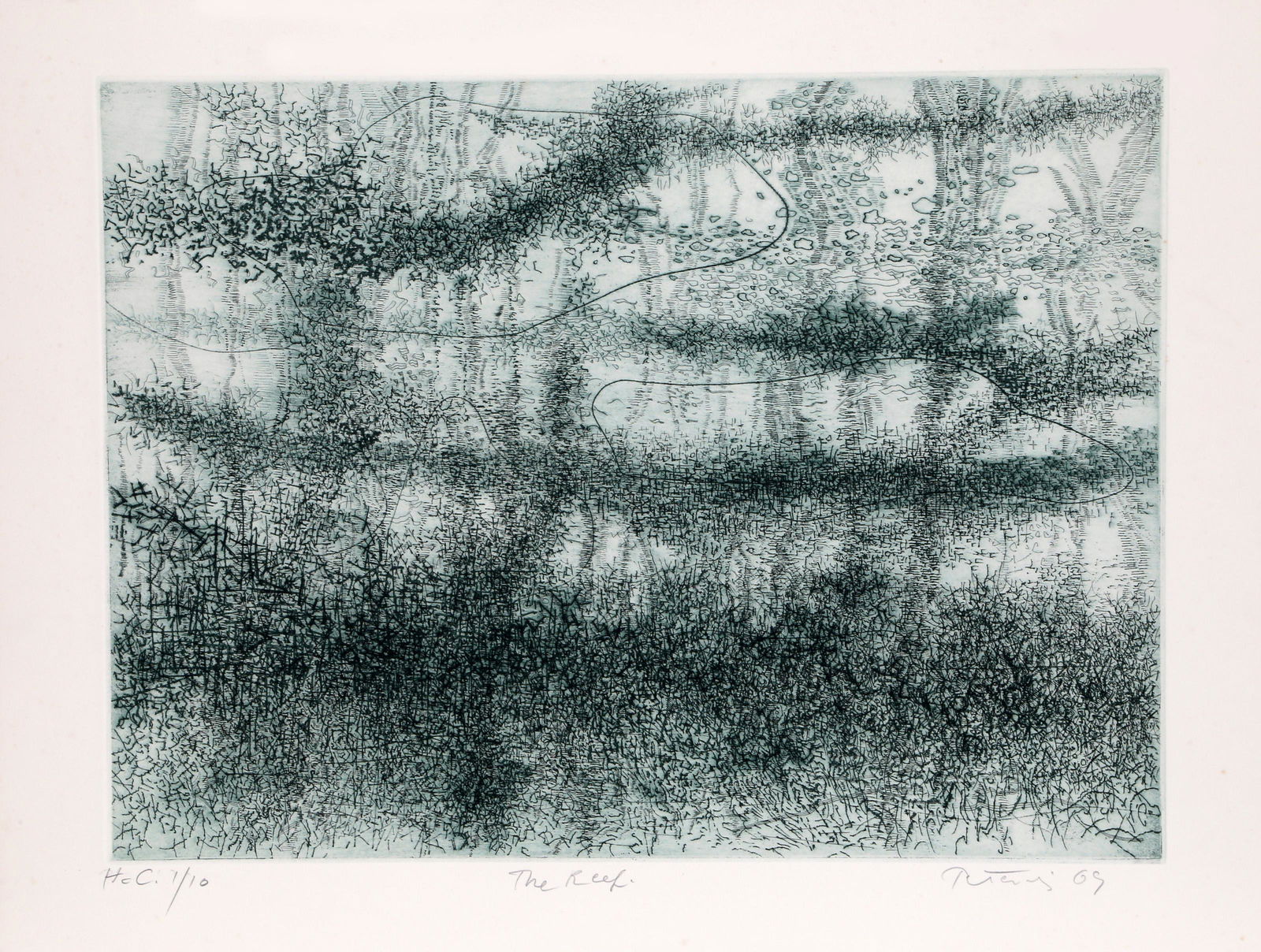 Gabor Peterdi, The Reef, Etching (1 of 1)