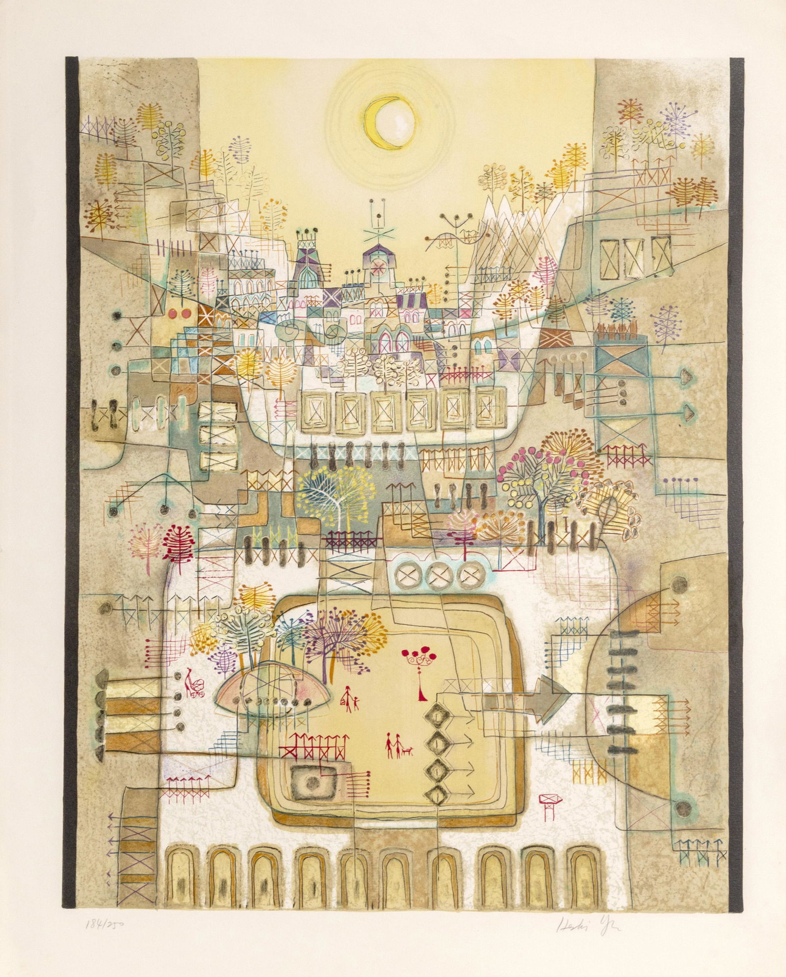 Heshi Yu, Metropolis, Lithograph (1 of 1)