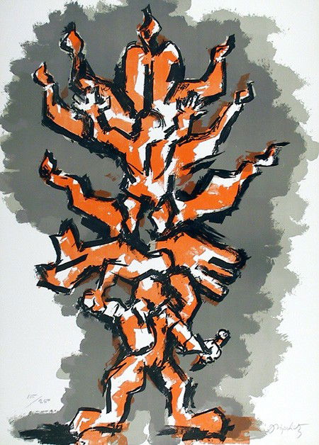 Jacques Lipchitz, Tree of Life, Set of Three Litho: Artist: Jacques Lipchitz, Lithuanian (1891 - 1973) Title: Tree of Life Series Year: 1972 Medium: Set of Three Lithographs Edition: 250 Size: 26 in. x 18 in. (66.04 cm x 45.72 cm)