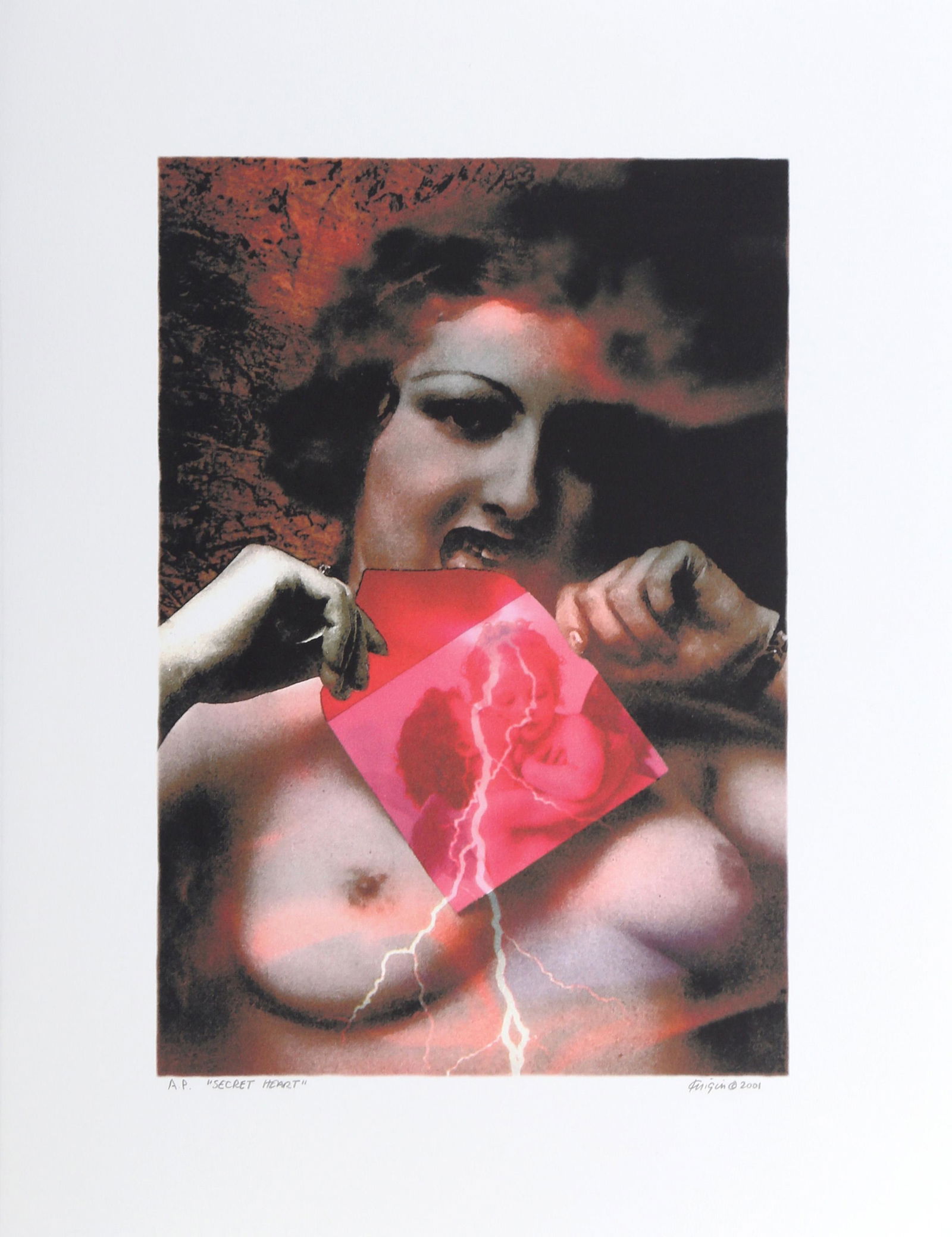 Michael Knigin, Secret Heart, Giclee (1 of 4)