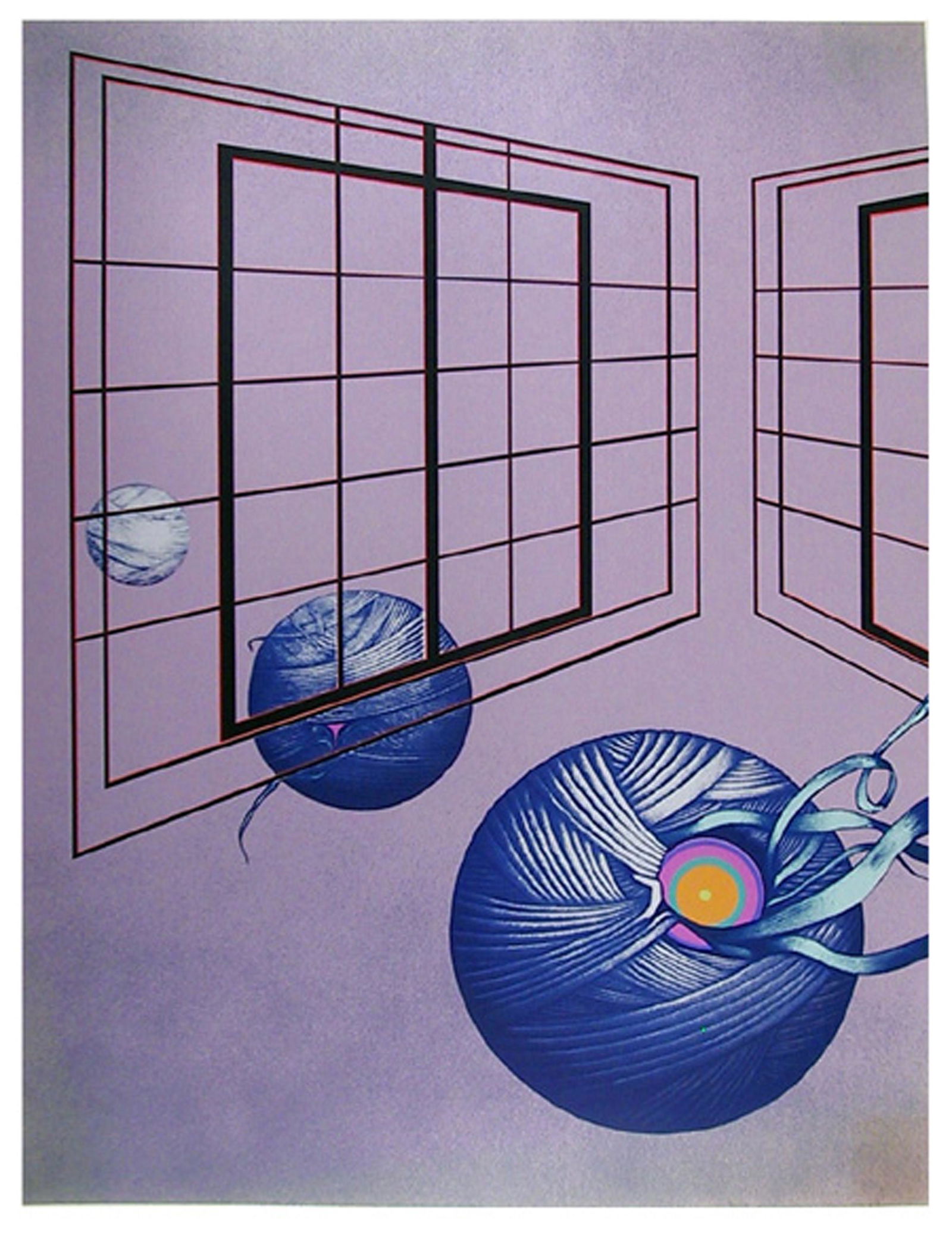 Rita Simon (aka Atirnomis), Untitled 7, Screenprint: Artist: Rita Simon (aka Atirnomis), American (1938 - ) Title: Untitled 7 Year: 1979 Medium: Screenprint, signed and numbered in pencil Edition: 300 Size: 33.5 in. x 25.5 in. (85.09 cm x 64.77 cm)