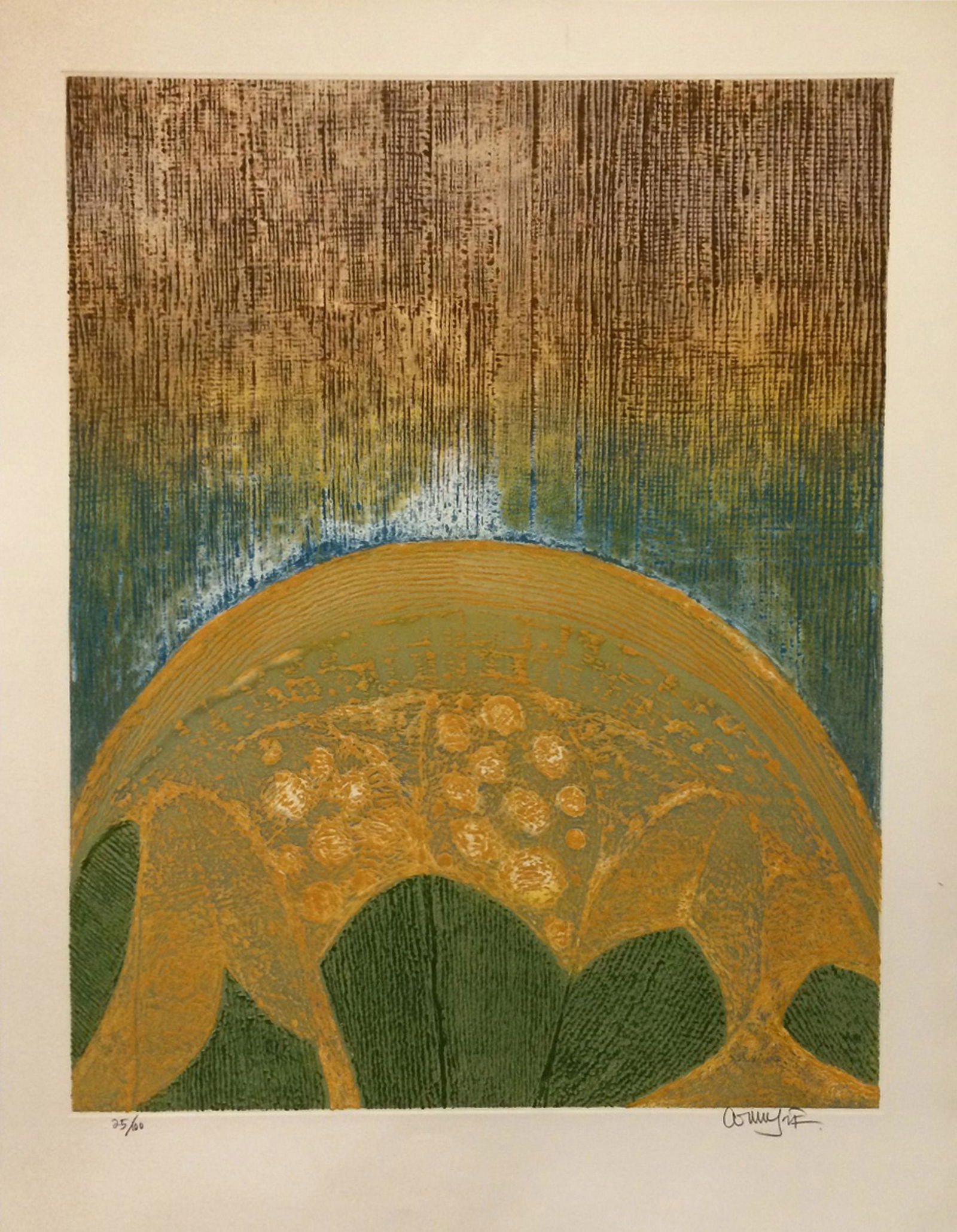 Arun Bose, Sunrise Flower, Etching with Aquatint (1 of 1)