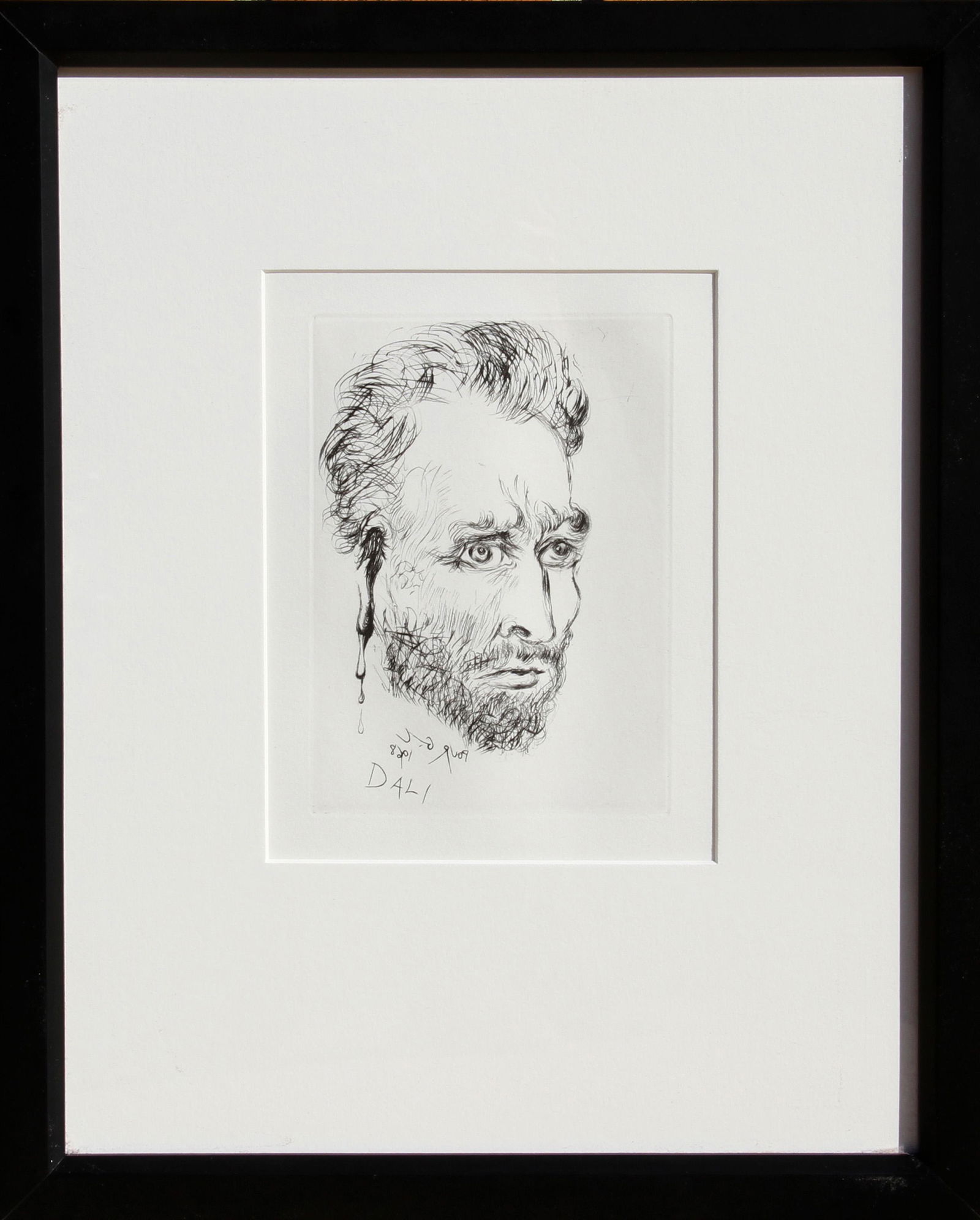 Salvador Dali, Van Gogh, Restrike Etching (1 of 2)