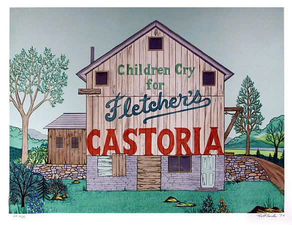 Jack Hofflander, Barn in Stockport, New York, Seri: Artist: Jack Hofflander, American (1920 - 2003) Title: Barn in Stockport, New York Year: 1980 Medium: Serigraph, signed and numbered in pencil Edition: AP 35 Size: 21.5 in. x 28 in. (54.61 cm x 71.12