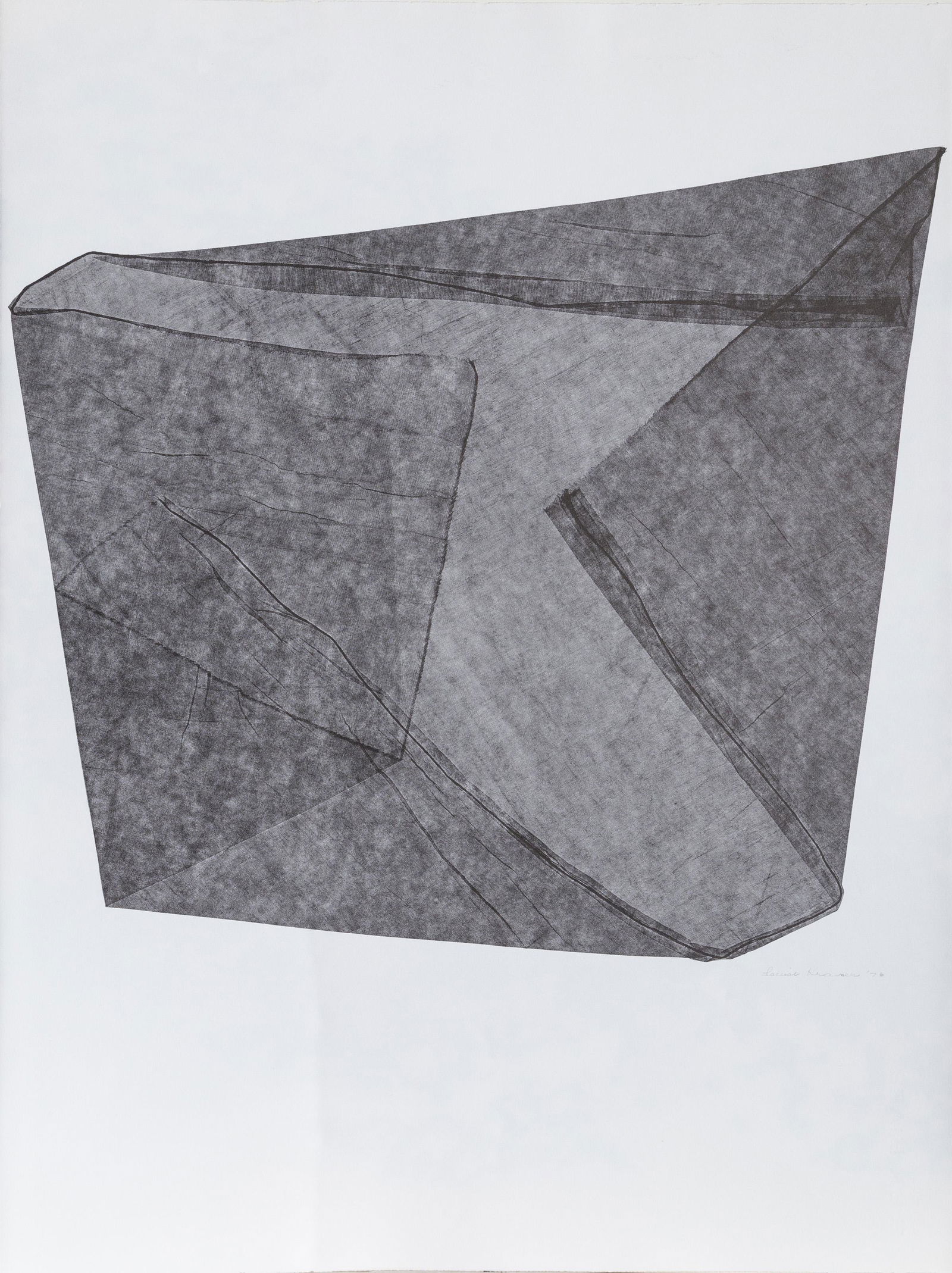 Louise Kramer, Untitled, Etching, signed and dated in pencil (1 of 4)